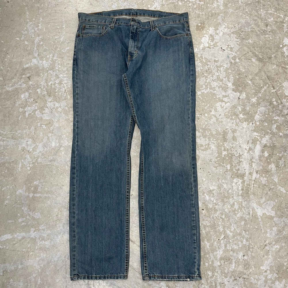 Levis 559 Jeans Men 38x34 Blue Denim Pants Relaxed Fit Straight Baggy Fits 37x33